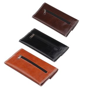 Smoking Colorful PU Leather Dry Herb Tobacco Storage Package Stash Preroll Rolling Cigarette Holder Bag Pocket Pouch Portable High Quality DHL