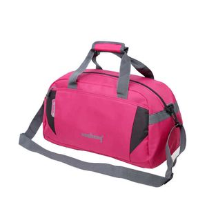 Waterproof Women Men Gym Bag Fitness Handbags Shoulder Bags for Travelling Outdoor Sports Yoga Mat Sack De Sort Duffel XA339WA Y0721