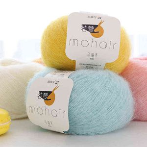 1 PZ 25 g/palla Linea Mahai Maglia Filato di Lana Morbido Caldo Maglione FAI DA TE Lavorato A Mano Crochet Mestiere Sciarpa Cappello Y211129