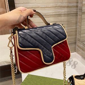 Casual Life Echtes Leder Nachricht Schulter Handtaschen Frauen Mode Größe Gewinde Handtaschen Luxus Designer Marke Dame Flap Ketten Cross Body Business OL Frühling Tasche