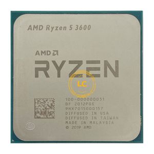 Draht Cpu großhandel-AMD RYZEN Sechs Kernprozessor Gerät CPU R53600 GHz Draht nm W L3 m AM4 Sockel CPU Prozessoren Großhandelscheck vor dem Versand