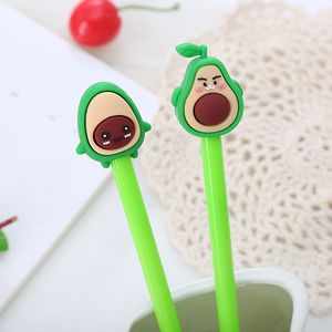 Cute Cartoon Avocado Series Neutral Pen Creative Students Pens Black Pen for Kids Gift Gel Pen Cute Stationary Wholesale 0028