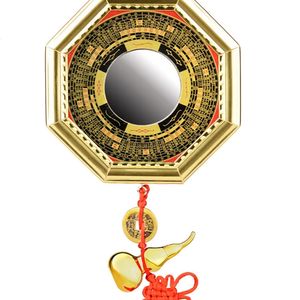 Bagua Mirror Convex Town House Fortune Taiji Concave- Lens Plane Home Gate Nine 210611