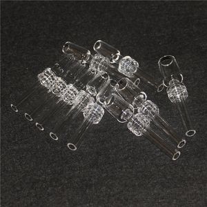 Dicas de gotejamento de unhas de quartzo de quartzo fumando quartztip de 10 mm de 14 mm de 18 mm de junta masculina para néctar glass dab rigs dhl