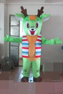Halloween Lovely Deer Mascot High Quality Costume Cartoon Theme Character Christmas Carnival Adults Birthday Party Fancy Outfit