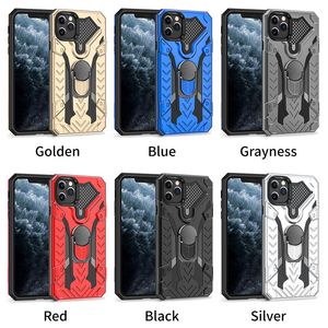 Для iPhone 11 12 Pro Max Case Magnetic всасывающие аботасины Shild Rotate 360 ​​TPU PC 2 в 1 Телефон Case B