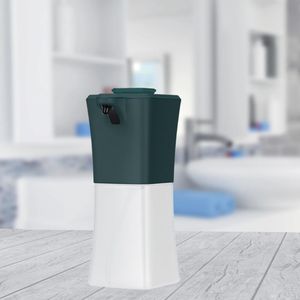 Dispensador de sabão líquido 450 ml de espuma automática lavadora de mão de cozinha banheiro verde