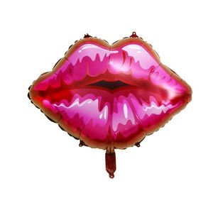 Palloncini a elio per labbra 75 * 75 cm Love Globos Palloncino per labbra rosse rosa per San Valentino Kiss Me Palloncino foil Decorazione di nozze