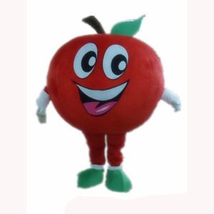 Sahne Performansı Apple Maskot Kostüm Cadılar Bayramı Fantezi Parti Elbise Friuts Karikatür Karakter Suit Karnaval Unisex Yetişkinler Kıyafet