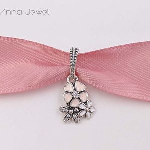 DIY encantos para o septo jóias fazendo suprimentos flor poética charme pandora esterlina prata pulseiras mulheres pulseira pingente de pingente colar de dia mãe presente 791824enmx