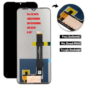 LG K41S K410 için LCD Ekran Dokunmatik Ekran Panelleri Digitizer Değiştirme Çerçevesi olmadan