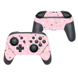 Jogos de Folha Animal Lidar com Adesivos Console Decorações Floresta Fox Adesivo Decalques Dos Desenhos Animados Decalques Bonitos Gêmeos Proteger Handles Decorar para Switch Pro