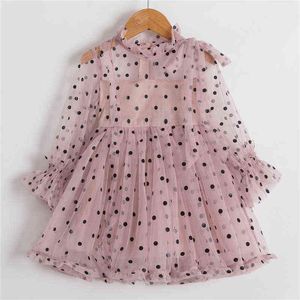 Söta tjejer klänningar ny sommar höst hög kvalitet snygg blomma prinsessan klänning toddler tutu baby tulle klänning casual wear 2-6y G1215