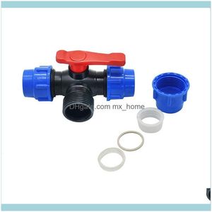 Watering Supplies Patio, Lawn Garden Home & Gardenwatering Equipments 1Pcs 20/25/32/40/50/6M Pe Pvc Tube Tap Tee Water Splitter 1/2 3/4 1" 1