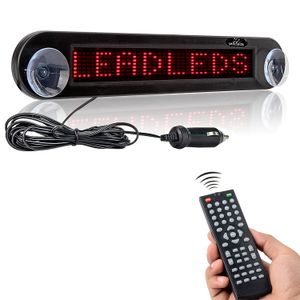 Wholesale moving mirror resale online - 12V Car Led Sign cm Red Blue Remote Programmable Scrolling Message Mirror LED Display Board Car Rear Window Moving Signs