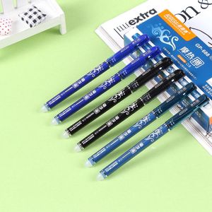 Gel Długopisy 12 SZTUK Crashable Pen Black Blue Ink of Style Rainbow -Selling Creative Rysunek materiały do ​​szkoły