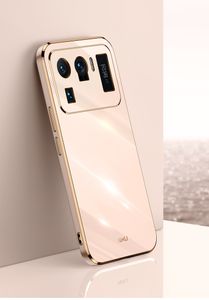 Electroplated Square Bumper Cases For Xiaomi Redmi Note 9 8 10 Pro 9S 9T 9A K40 POCO M3 F3 Mi 11 Lite 10T Pro Soft Silicone Cover