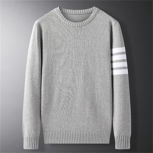 Woodvoice 브랜드 스웨터 남자 가을 남성 풀 오버 O 넥 솔리드 컬러 슬림 맞는 knittwear Mens 슬림 스웨터 Streetwear Tops M-3XL 201022