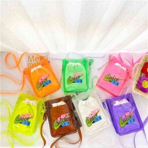 Летняя прозрачная детская сумка Candy Color Parent-Child Mobile Phone Messenger Сумки Детские ПВХ Одно плечо Кошелек TOME G50BXP4