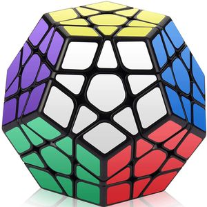 Qiyi Cinco Cubo Mágico Nível Profissional 3 Cinco Cubo Mágico 12 Rosto Lento Down Descompression Magic Cube Enigma Educação