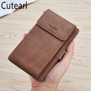 Wallets Vintage Men Long Wristlet Wallet High Quality Clutch Bag Multifunction Phone Purse Zipper Coin Pocke Arrival Lover Gift