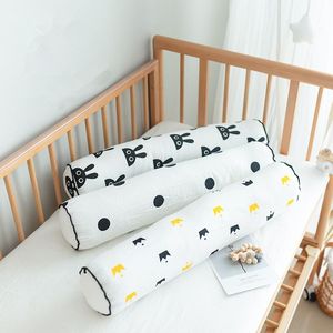 Bedding Sets 60CM Baby Crib Bumper Bed Safe Cotton Cartoons Pillow Anti-collishion Cot Infant Cushion Sleep Protect Born Room Decor