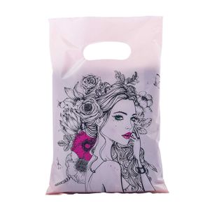 Plastpåse Shopping Business Packaging Bag Poly Tote Bag Presentpåse 100 Pack 210724