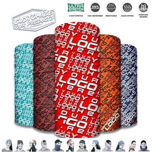 Custom Neck Gaiter Tube Buff Bandana Scarf Headband Sport Facemask Breathable Balaclava Cycling Fishing Headscarf Snood MOQ 20pc Caps & Mask