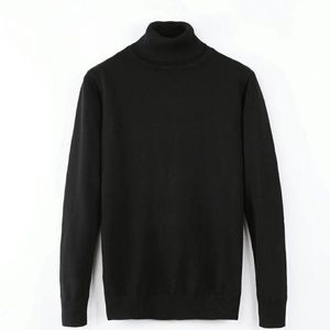 Mens Suéters Homens de Inverno Slim Malha Malha Alto Pescoço Pullover Jumper Suéteres Inteligente Casual Pullovers Top Turtleneck Asiático M-2XL