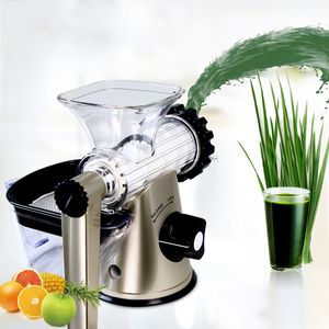 Grama de trigo juicer manual de trigo saudável máquina de suco de grama atualizado frutas vegetais vegetais exaustor