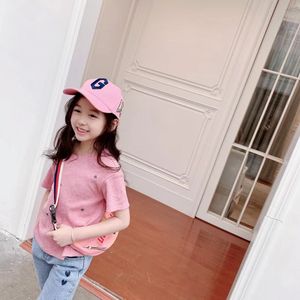 Wholesale shipping tshirts for sale - Group buy Kids Girls T shirt Summer Baby Girl Cotton short sleeve Clothing tops Fashion pink tshirt