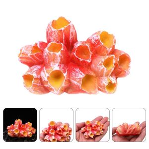 Dekorationer 1pc Artificial Decorative Coral Ornament Decor for Aquarium Landscape