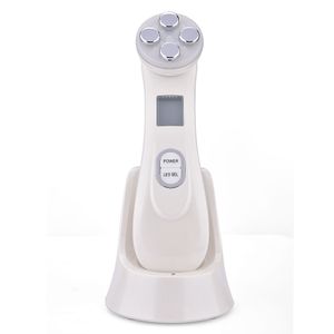 EMS Mesotherapy Electroporation Skin Care Beauty Device Radio Frequency LED Photon Rejuvenation Tightening Brighten Facial Massager