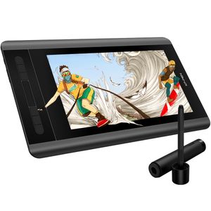 XP-Pen Artist 12 Графический планшетный планшетный монитор таблетки 1920 x 1080 HD IPS с ярлыками клавиш и сенсорной панелью (+ P06)