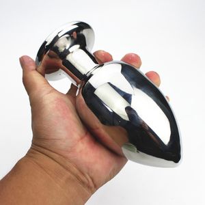 16 tamanhos butt plug qualidade sólido aço inoxidável bola anal vibrador ânus expandindo dilatador sexo brinquedos adultos HH8-34 melhor qualidade