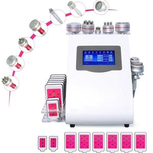 RF 9 in 1 Vacuum40k Kavitationsmaschine Schlankheitssystem Lipo Laser 40KZ Slim Weight Loss Beauty Machine