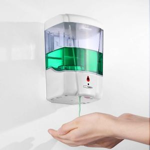 Wholesale Wall Mounted Automatic Sensor Liquid Soap Dispenser Touchless 700ml Bathroom Accessories
