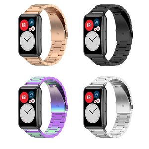 Metal pulseira de aço inoxidável pulseira pulseira de relógio para huawei relógio fit relógio relógio inteligente relógio relógio relógio relógio relógio relógio relógio de relógio relógio de relógio