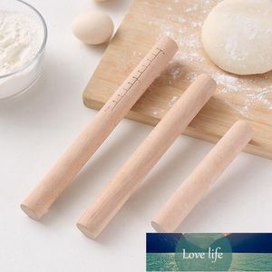 Noodle Pizza Cake Dough Pastry Roller 16cm/25cm/30cm Wooden Rolling Pin With Scale Cookies Biscuit Baking Tool Non-stick Pins Boards Factory price expert design