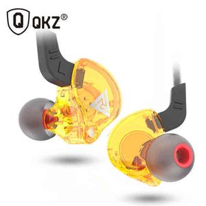 Auriculares deportivos QKZ AK6 en el control remoto de la oreja con Mac Subwoofer Mobile Aurices Magic Sound