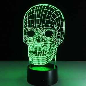 3D Hologram Illusion Led Night Light Light Wymiana Szkielet Ręcznie Dekoracyjna Lampa Stołowa Do Sypialni Bedsid