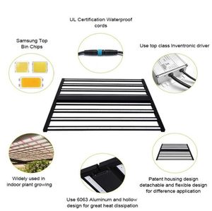 2021 United States Dimmable 640W 8 bar LED Grow Light Board Full Spectrum Samsung LM281B SK 3000K 5000K 660nm for Indoor Plants