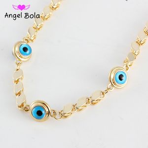 Wholesale gold and emerald bracelet resale online - Fashion Luxury Lucky Devil Eyes Women s Gold Bracelet Event Party Holiday Gift Jewelry Accessories Whole