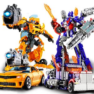 20cm Transformation Toys Robot Car Alloy Plastic Action Figure Dinosaur Model Deformed Robocar Children Boy Gift