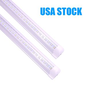 5Ft Fixture , 60'' T8 Integrated LED Tube, 5 Foot Linkable Bulbs for Garage, Warehouse, V Shape, 5' Strip Bar ,45W 48W 4500LM 4800LM led ceiling shop light