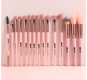 MAANGE 15 Pcs Makeup Brushes Tool Set Powder Eye Shadow Foundation Blush Blending Cosmetic Make Up Brush Kit 20sets/lot DHL