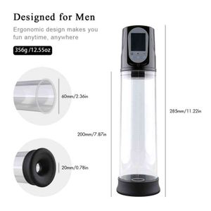 NXY Sex Pump Leksaker Electric Penis Pump för män Penis Extender Vakuumpump Massager Cock Ring Man Penise Förstoring Masturbator Sexleksaker för män 1125