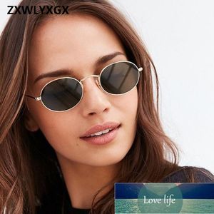 Vintage Oval Pequeno Metal Quadro Steampunk Sunglasses Homens Mulheres Nova Moda Sol Óculos Eyewear oculos de Sol Preço de fábrica Especialista Qualidade Qualidade Última estilo