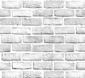 Wallpapers Peel And Stick Faux Brick Wallpaper White/Grey Self Adhesive Contact Paper Bathroom Decorative Wall Stickers