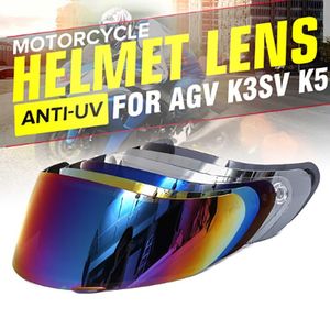 VISOR AGV K5 K3 SV Motosiklet Kask Kalkanı Parçaları Orijinal Gözlük AGV K3 SV K5 Motosiklet Kask Lens Tam Yüz